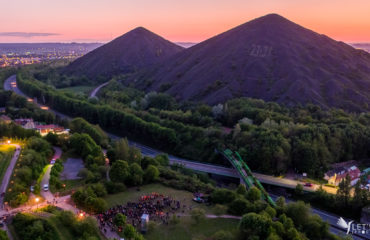 Prise de vue aérienne du projet 