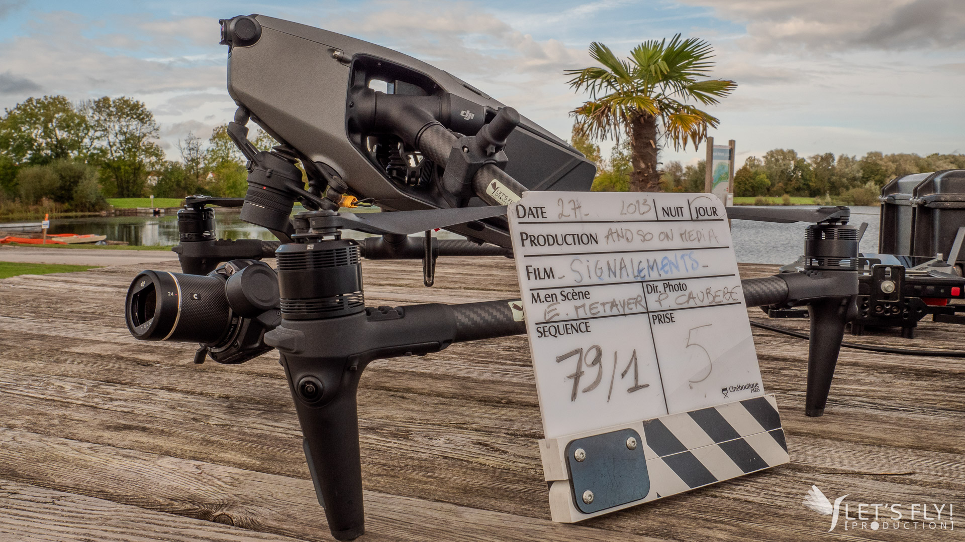 Telepilote Drone Lille Inspire 3 8K Fiction Serie TV Films